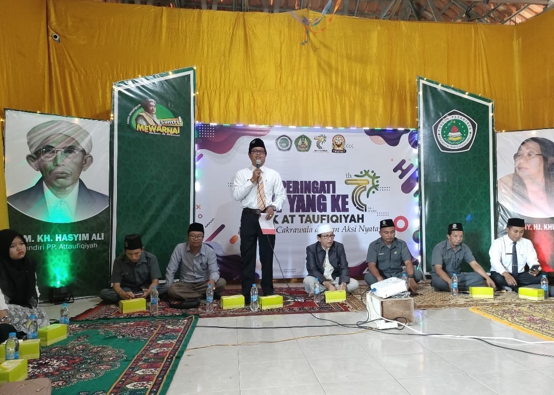 SMK AT TAUFIQIYAH GELAR HARLAH KE 7 DIHADIRI OLEH KETUA PONDOK PESANTREN